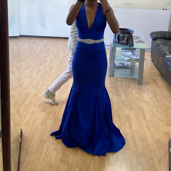 Blue Prom dress for sale!!! - Picture 1 of 3